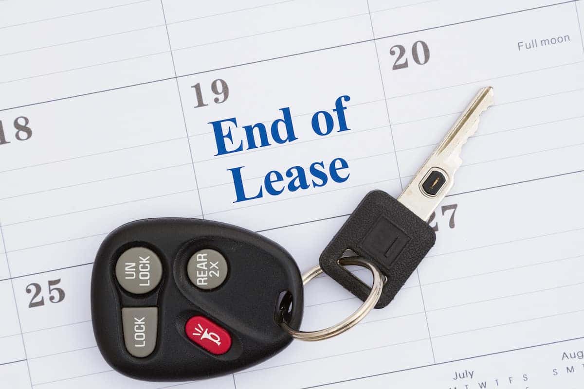 Nissan lease end return options