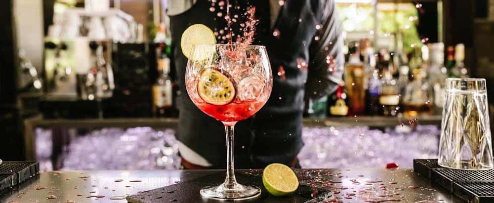 Cocktail on Bar Counter