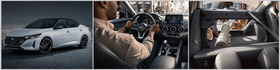 The interior of a car