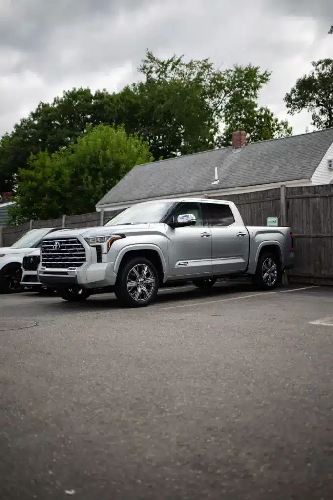 Paint Protection Film applied to a new truck.