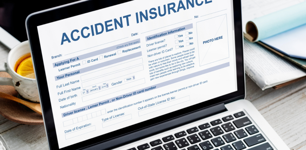 Accident Insurance application form
