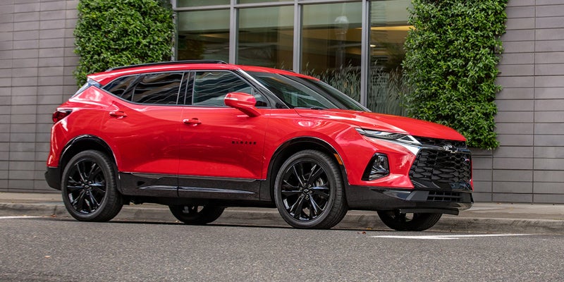 2019 Chevy Blazer is parked
