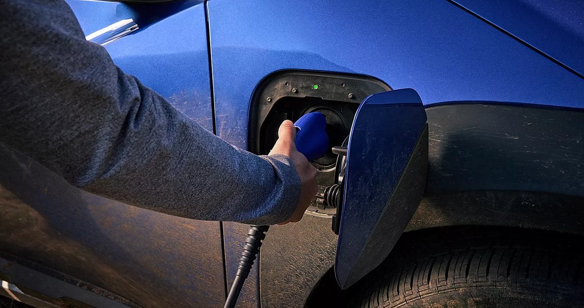 Subaru Trailseeker EV charging station