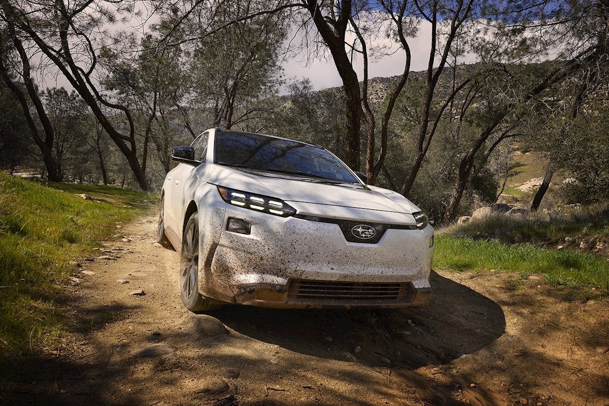 Solterra AWD badge