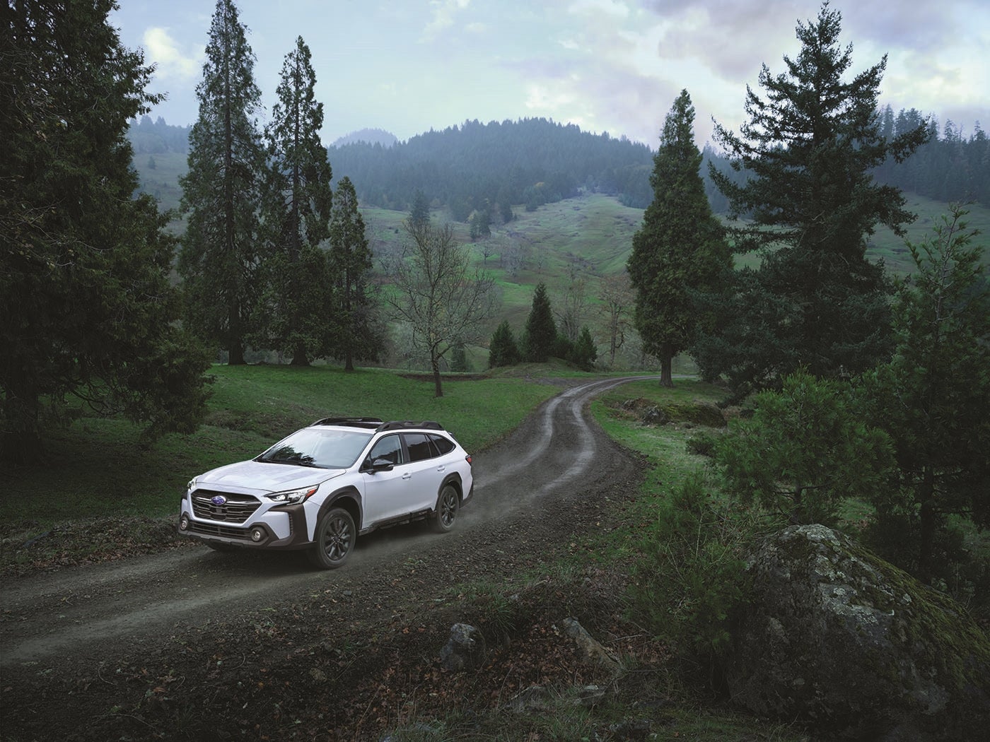 2025 Subaru Outback in the wilderness