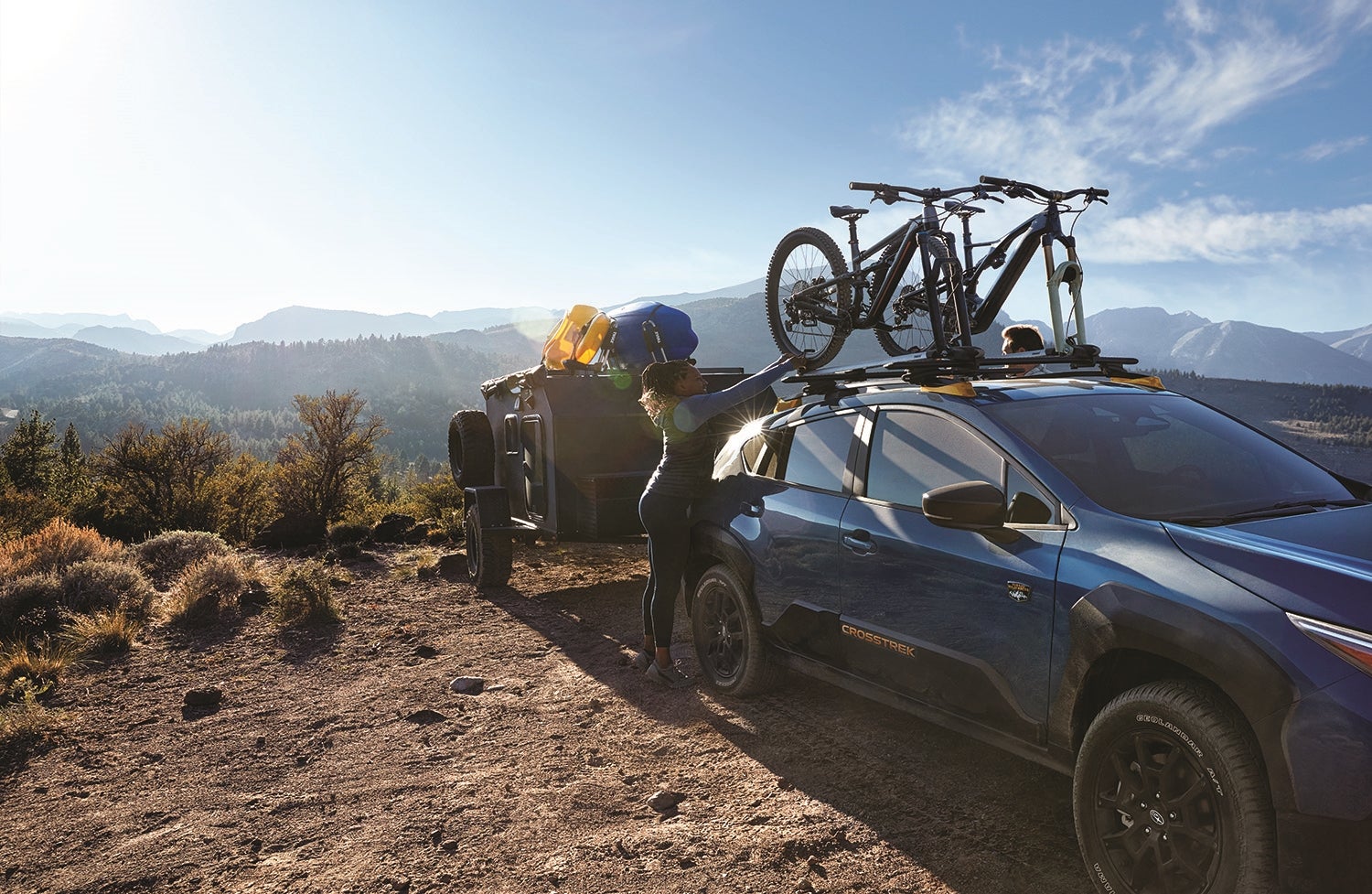 Driver assist visualization of Subaru EyeSight features
