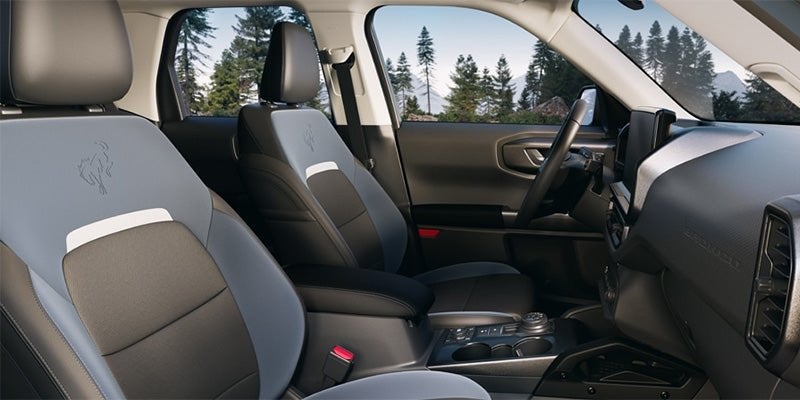 2025 Ford Bronco Sport front seats and cabin