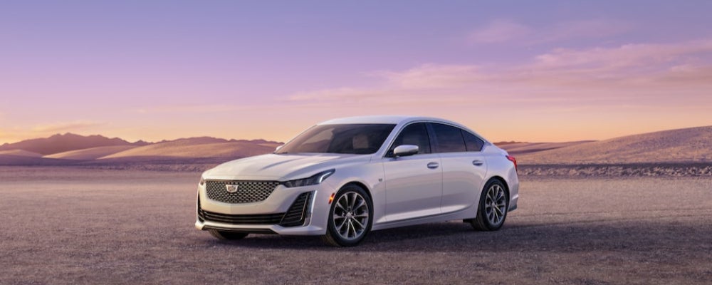 2023 Cadillac CT5 parked at dusk