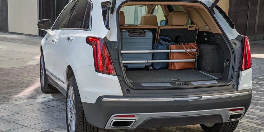 2023 Cadillac XT5 Cargo Space with Trunk Open