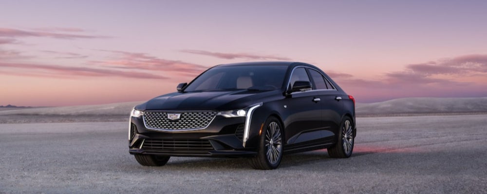 2023 Cadillac CT4 parked at dusk
