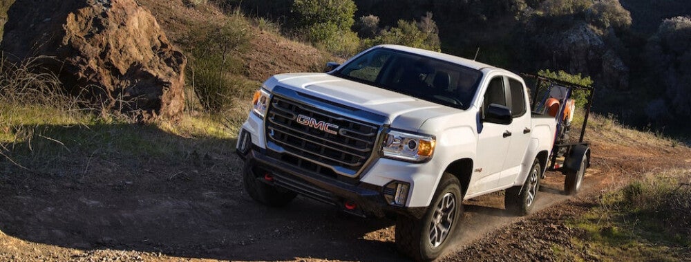 2022 GMC Canyon Towing Small Trailer