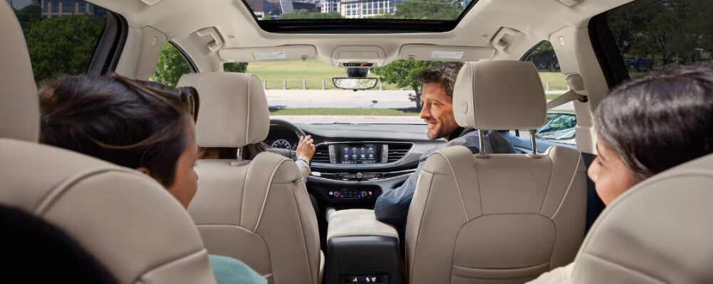 2024 Buick Enclave interior with family