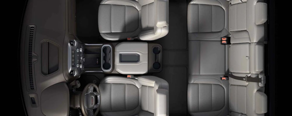 2022 Sierra 1500 Limited SLT Full Interior Overhead View