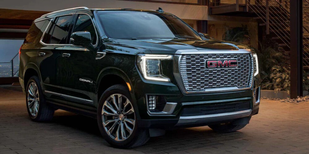 2022 GMC Yukon Denali Parked in front of house
