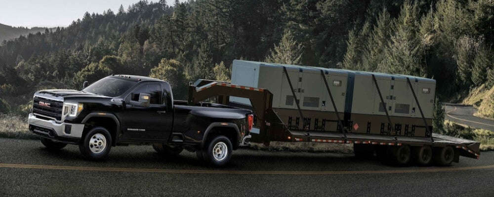 2021 GMC Sierra HD SLE SLT towing capacity