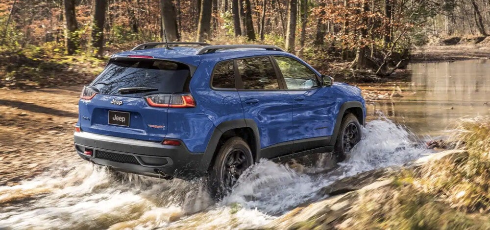 Blue 2021 Jeep Cherokee