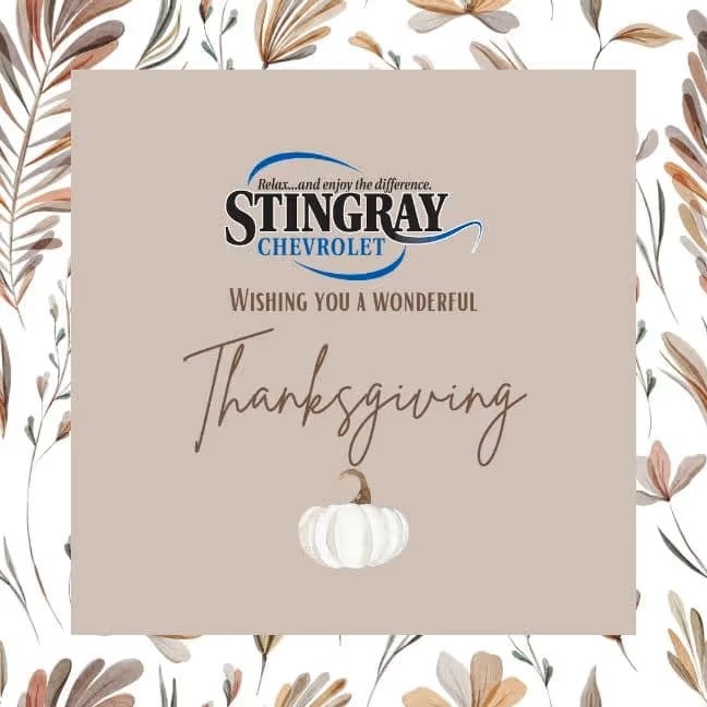 Stingray Chevrolet Thanksgiving