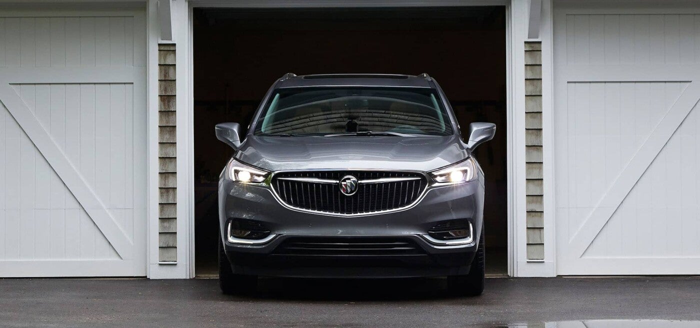 2019 Buick Enclave Pulling out of Garage