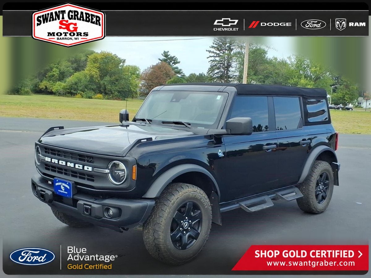 2023 Ford Bronco Black Diamond, stock 94551A, at Swant Graber Ford in Barron