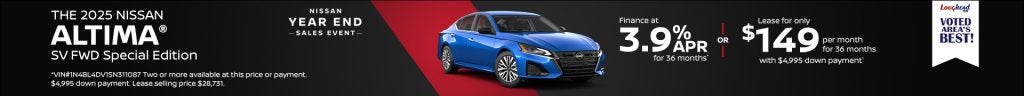 2025 Nissan Altima SV FWD Special Edition