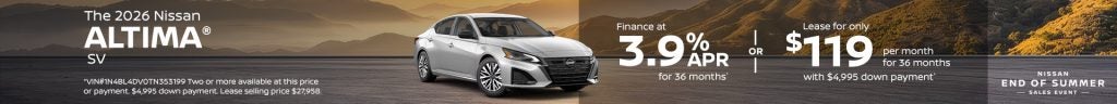 2026 Nissan Altima SV