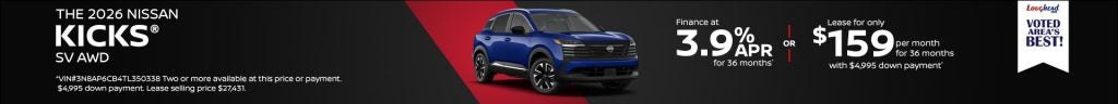 2026 Nissan Kicks SV AWD