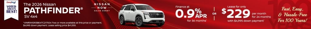 2026 Nissan Pathfinder SV 4x4