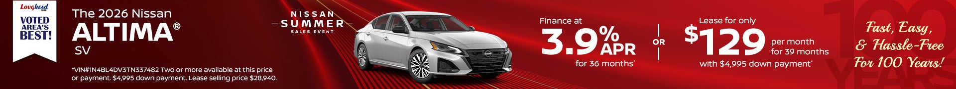 2026 Nissan Altima SV
