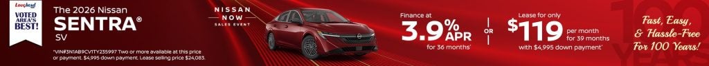 2026 Nissan Sentra SV