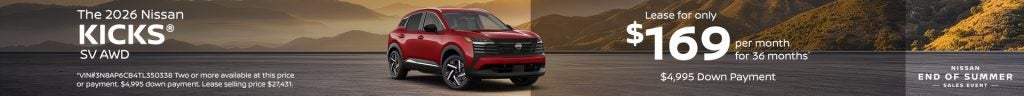2026 Nissan Kicks SV AWD