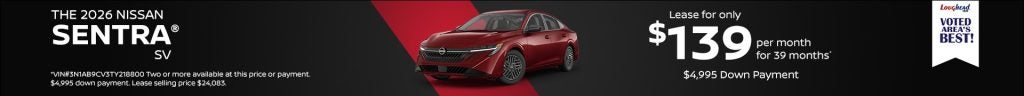 2026 Nissan Sentra SV