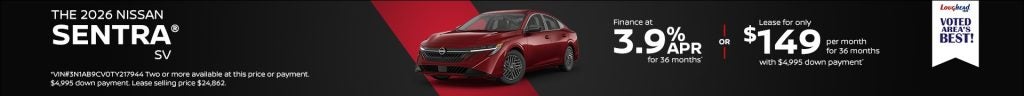 2026 Nissan Sentra SV