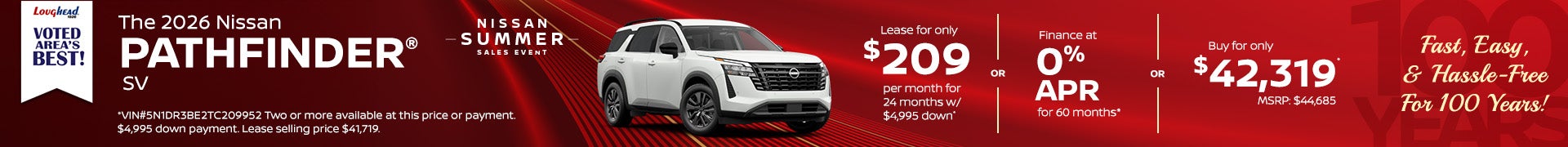 2026 Nissan Pathfinder SV
