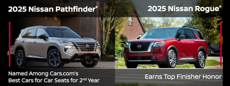 2025 Nissan Pathfinder and Rogue