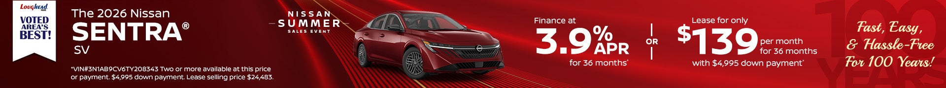 2026 Nissan Sentra SV
