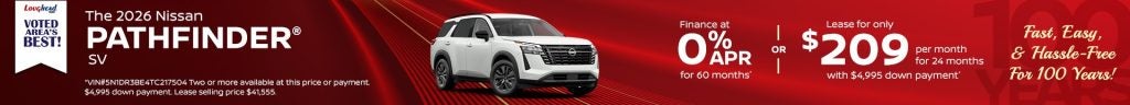 2026 Nissan Pathfinder SV