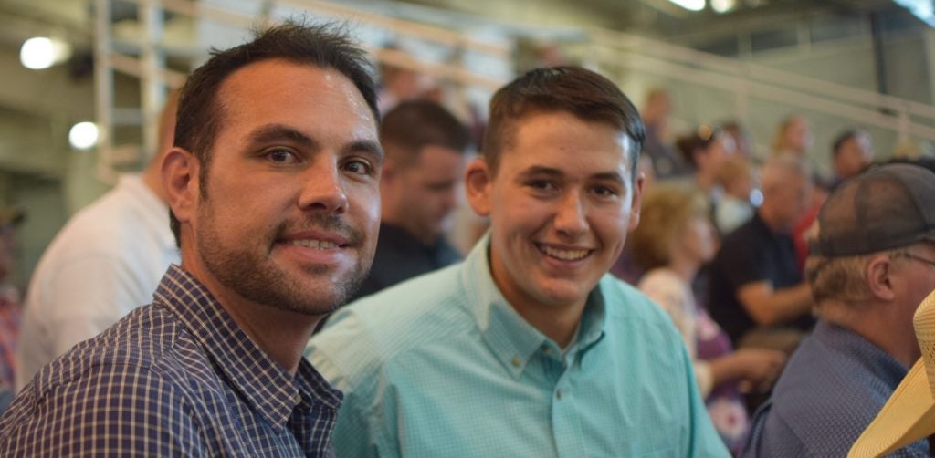 Loveland Ford General Manager, Josh Ingrim, and 4H member, George Graybill
