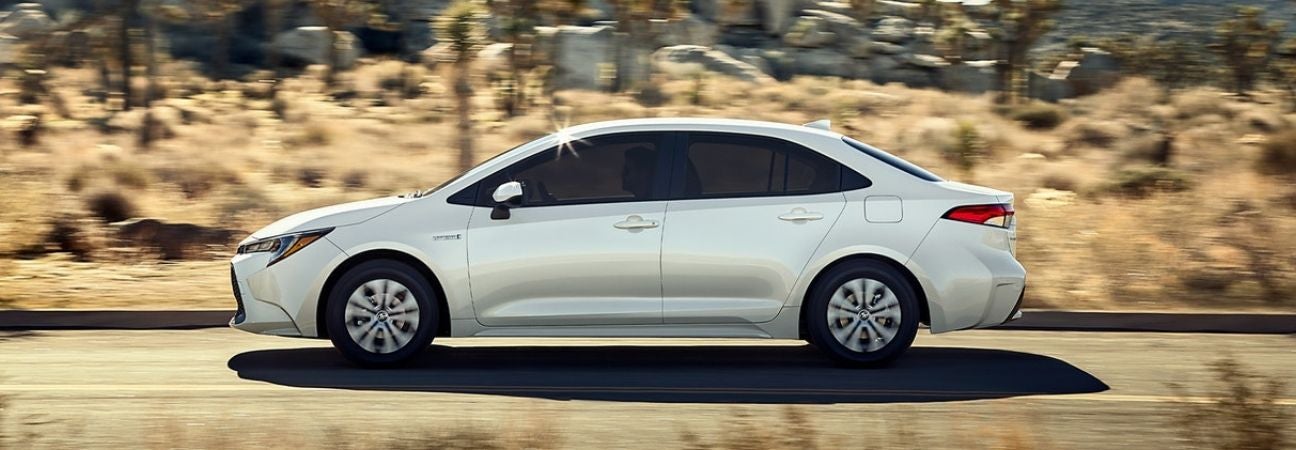 2020 toyota corolla ardmoore driving through the desert