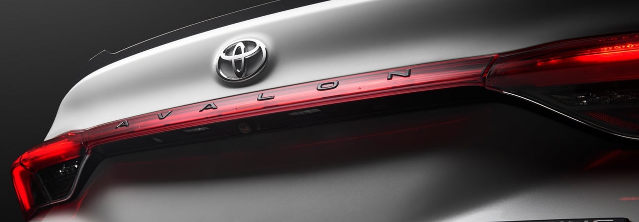 The back of a 2019 Toyota Avalon