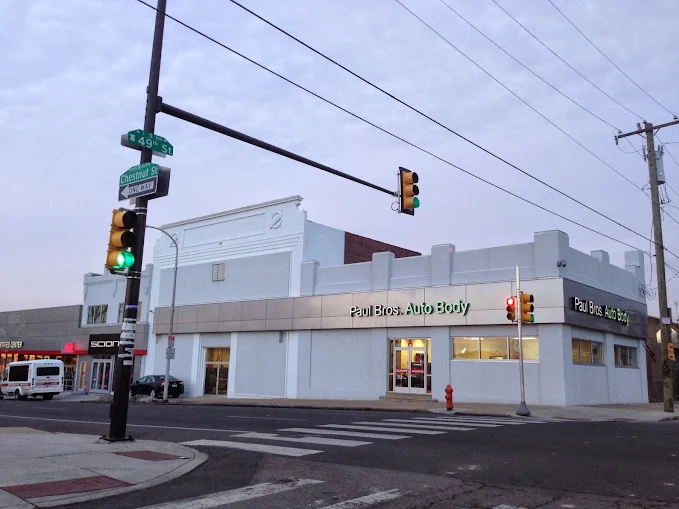 Former Paul Bros Auto Body building in Philadelphia, PA, now Central City Toyota Collision Center