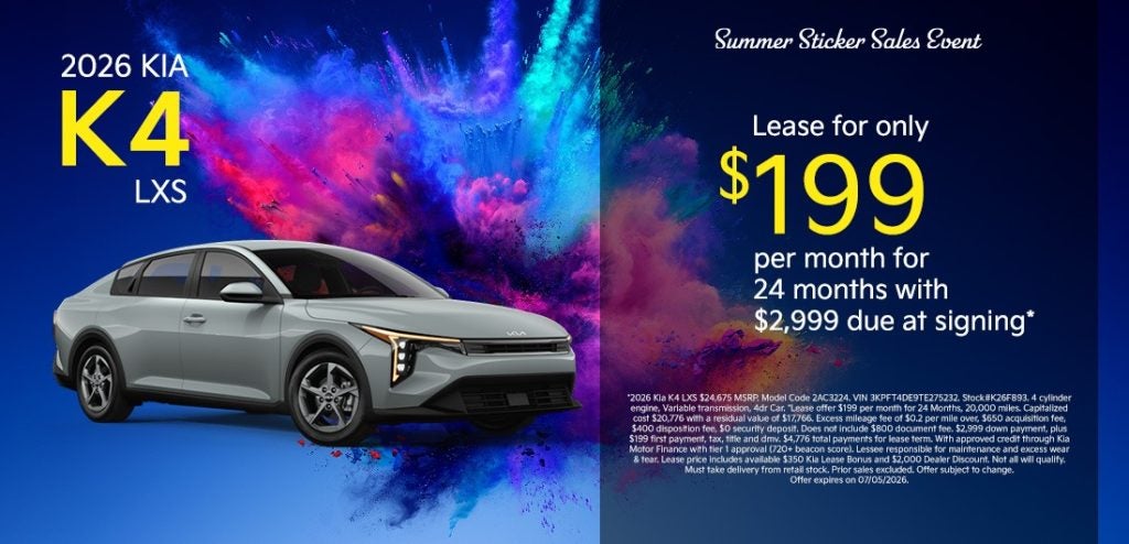 2026 Kia K4 LXS
