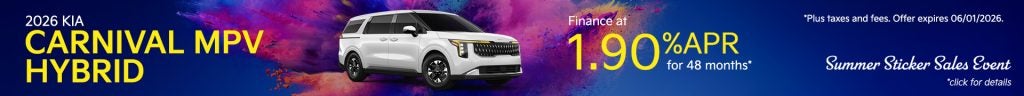 2026 Kia Carnival MPV Hybrid
