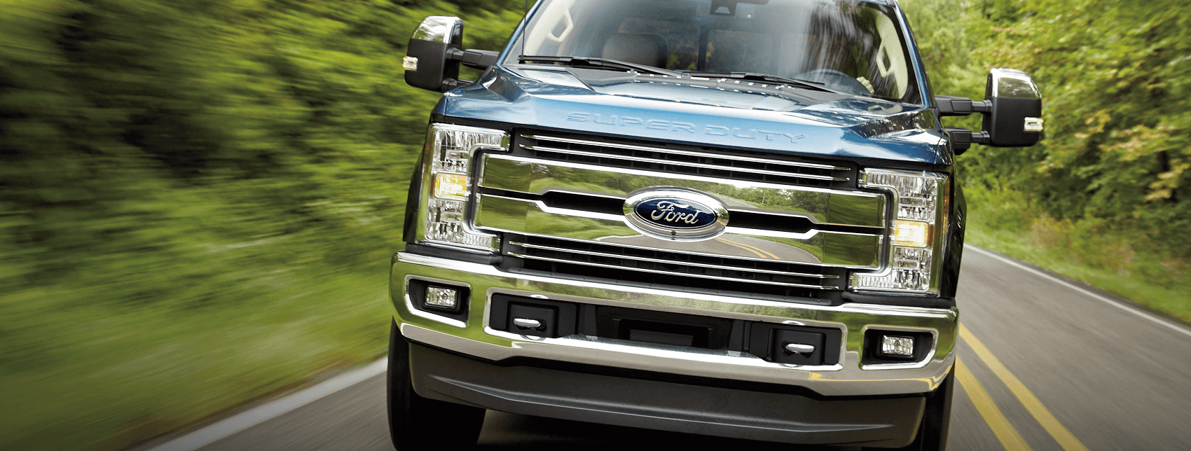Front end of Ford F-250