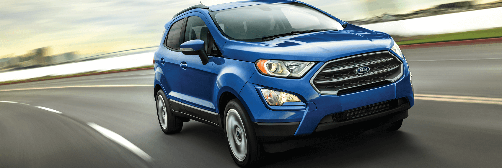 Ford EcoSport driving on highway