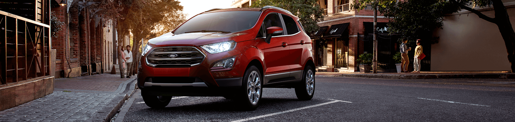 2021 Ford EcoSport parked in town