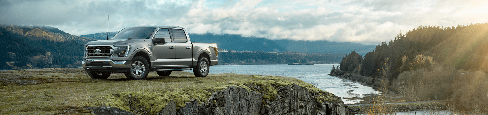 Ford F-150 Parked on Cliffside 