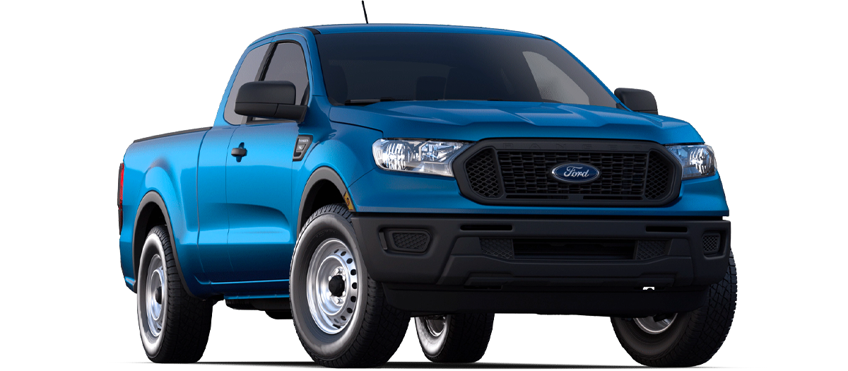 2021 Ford Ranger in Velocity Blue