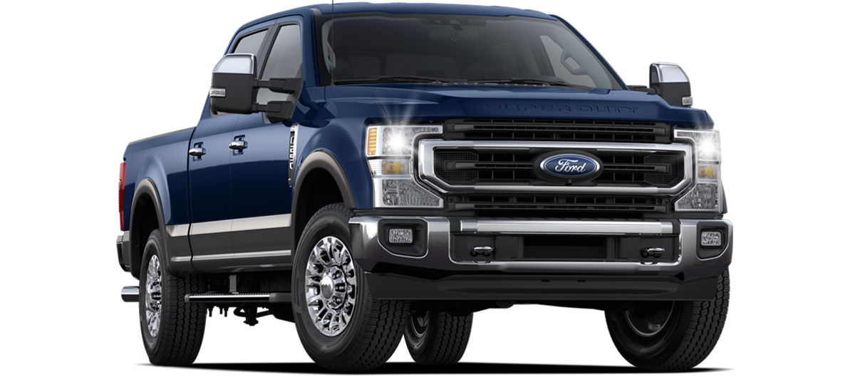 2021 Ford F-250 Super Duty in Antimatter Blue