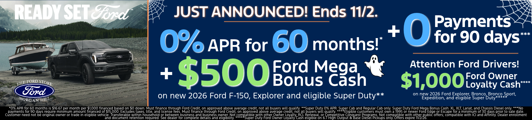 New Ford offers