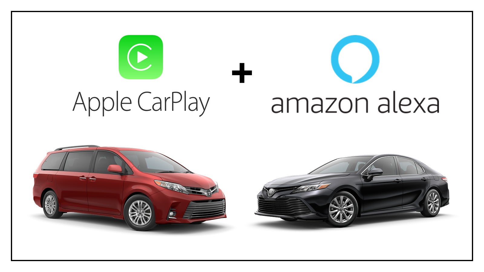 Apple CarPlay and Amazon Alexa are coming to the 2019 Toyota Camry and 2019 Toyota Sienna
